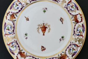 Egyptian puzzle of a Regency Worcester plate